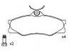 Brake Pad Set:251 698 151 F