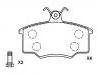 Bremsbelagsatz, Scheibenbremse Brake Pad Set:431 698 151 E