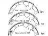 Kit mâchoire de frein Brake Shoe Set:5-88455-003-0