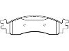 тормозная кладка Brake Pad Set:AG1Z-2001-F