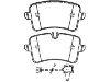 刹车片 Brake Pad Set:4H0 698 451 A