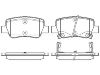 тормозная кладка Brake Pad Set:04466-05040